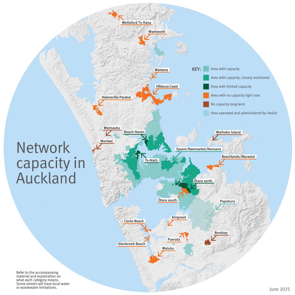 Auckland water infrastructure constraints