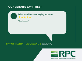 What our clients are saying about us: "Trusted Land Surveying", "Subdivision and Property Expertise"